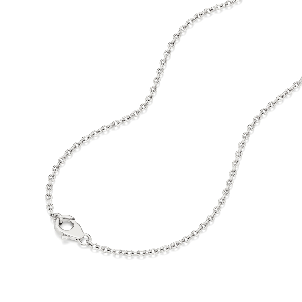 14k White Gold Triple-Tiered Graceful Necklace