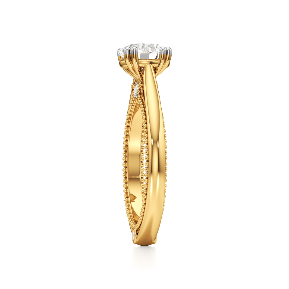 14k Yellow Gold Astria Solitaire Ring