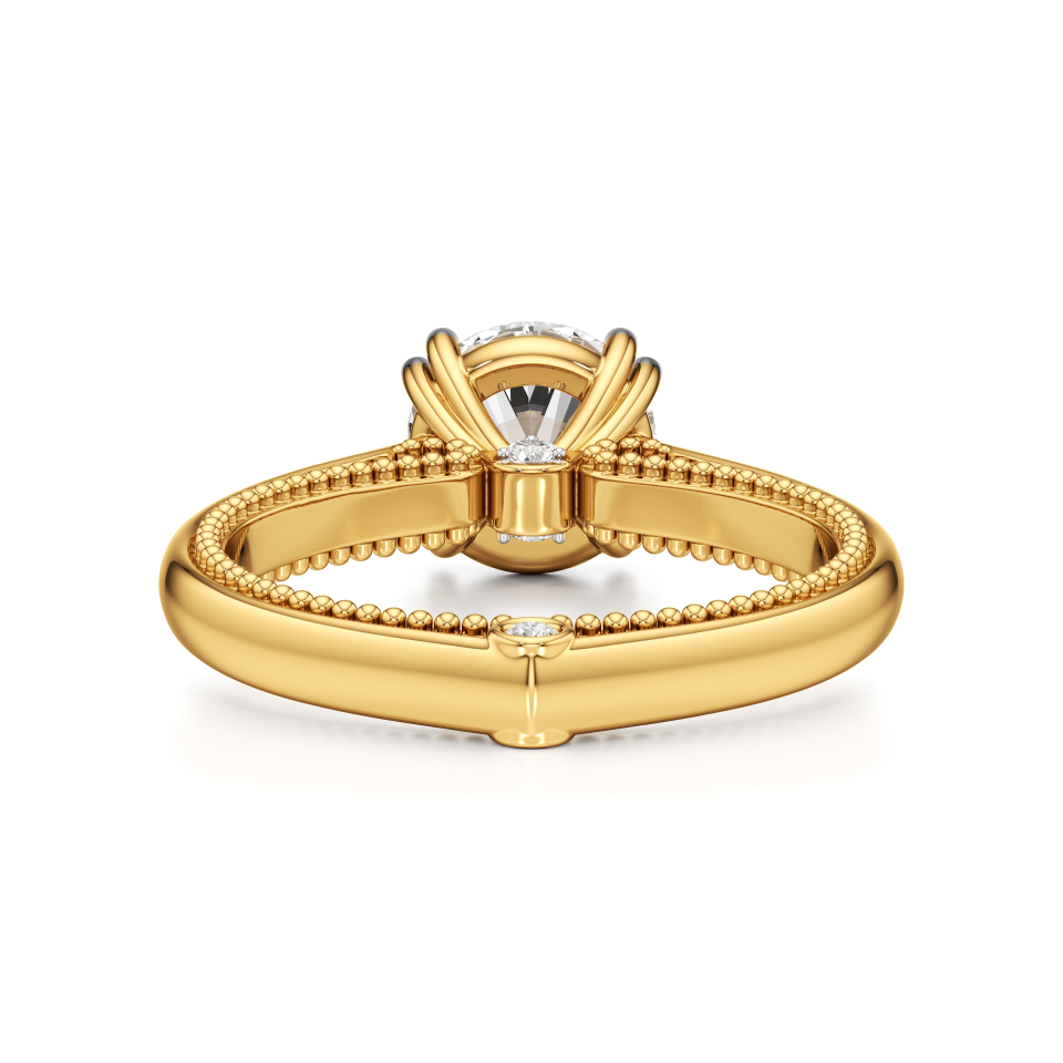 14k Yellow Gold Astria Solitaire Ring